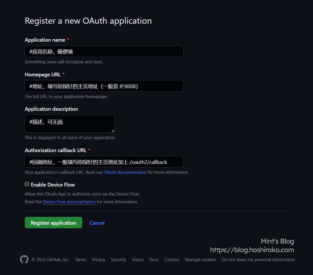 GitHub OAuth